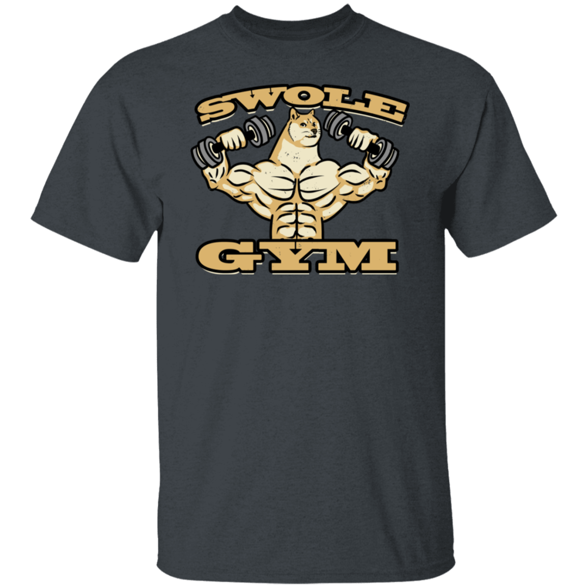 T-Shirts Dark Heather / S Swole Gym T-Shirt