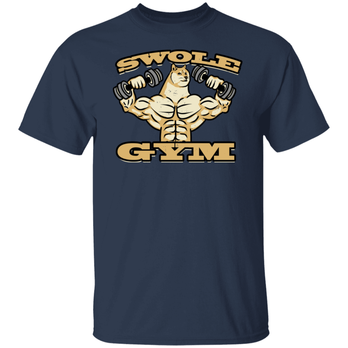 T-Shirts Navy / S Swole Gym T-Shirt