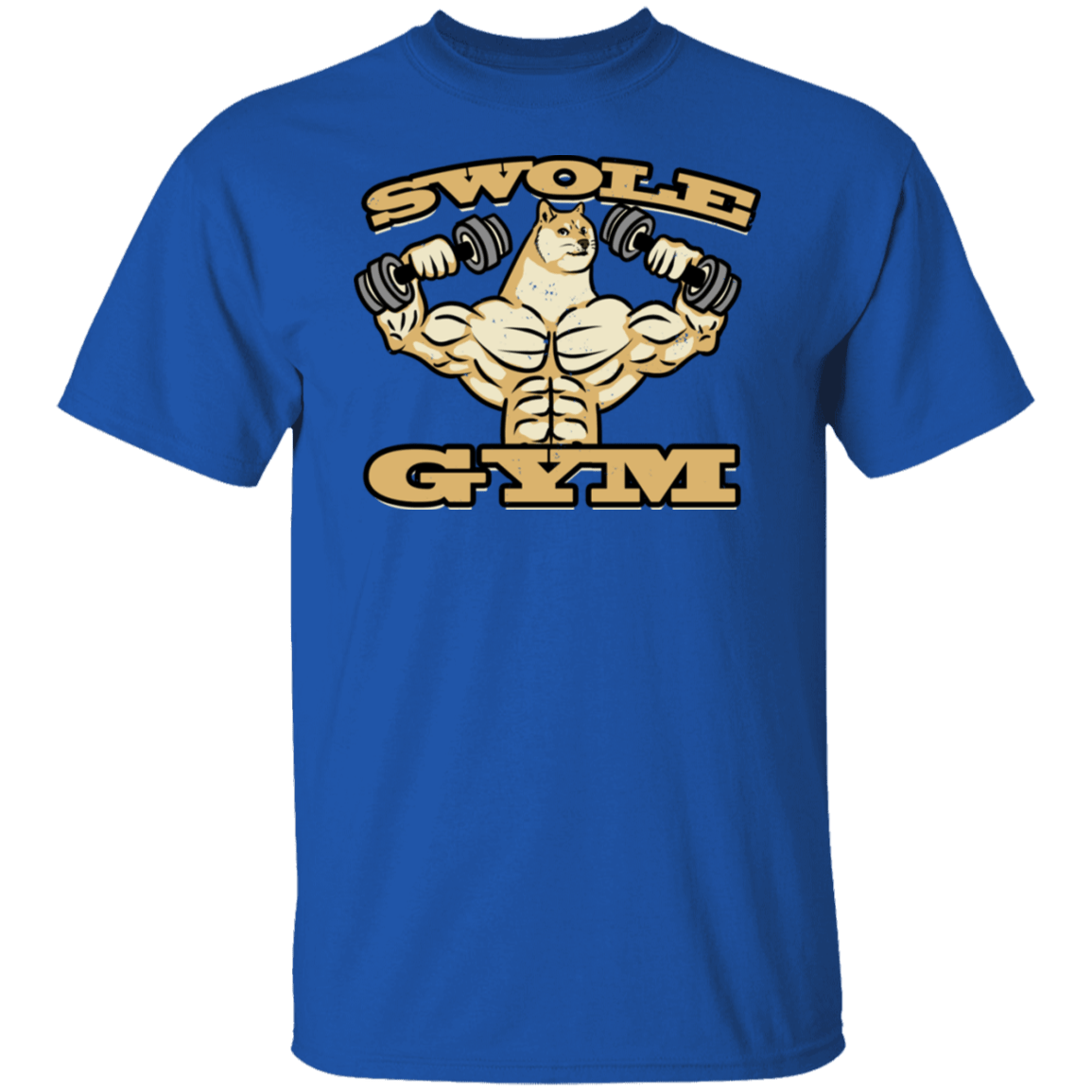 T-Shirts Royal / S Swole Gym T-Shirt