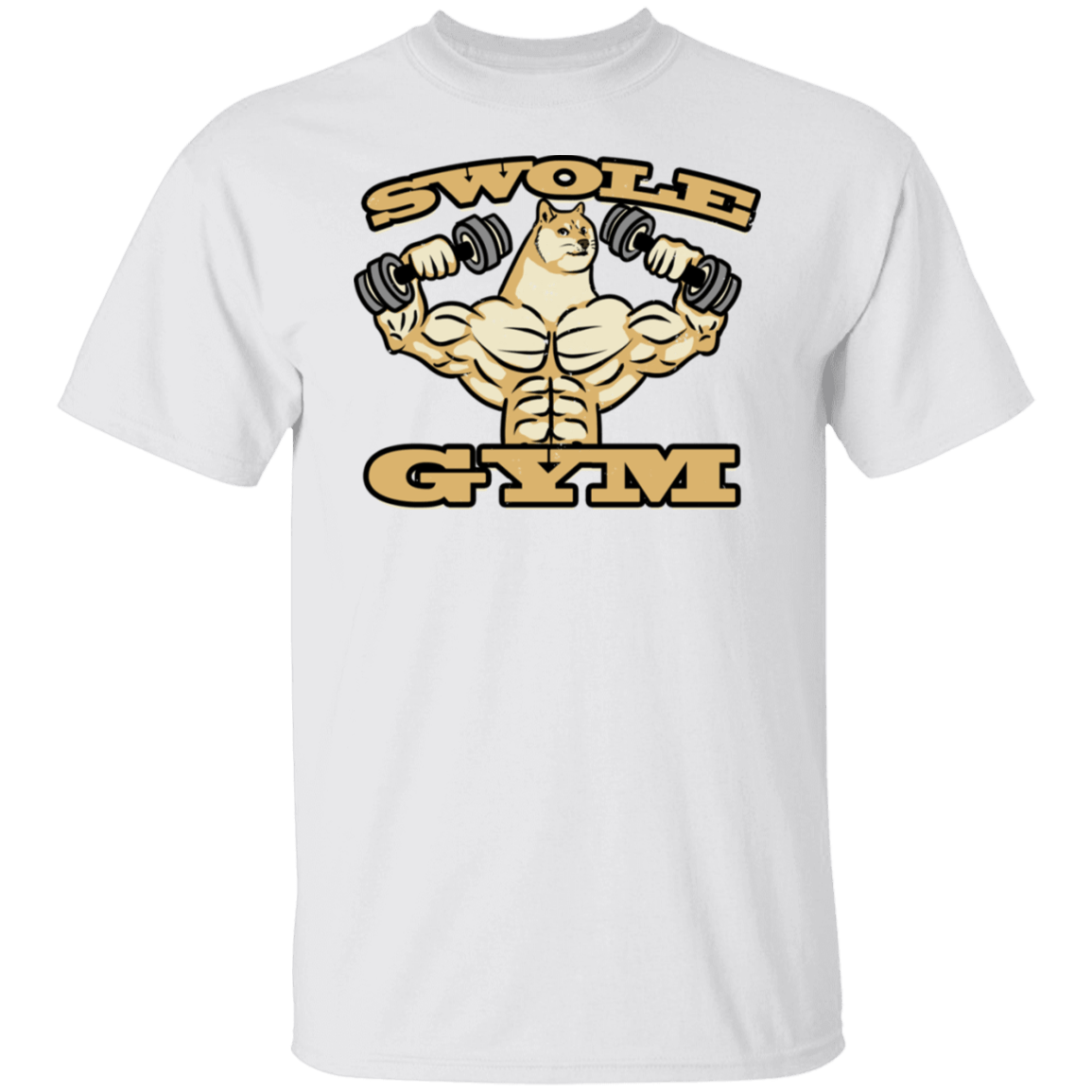 T-Shirts White / S Swole Gym T-Shirt