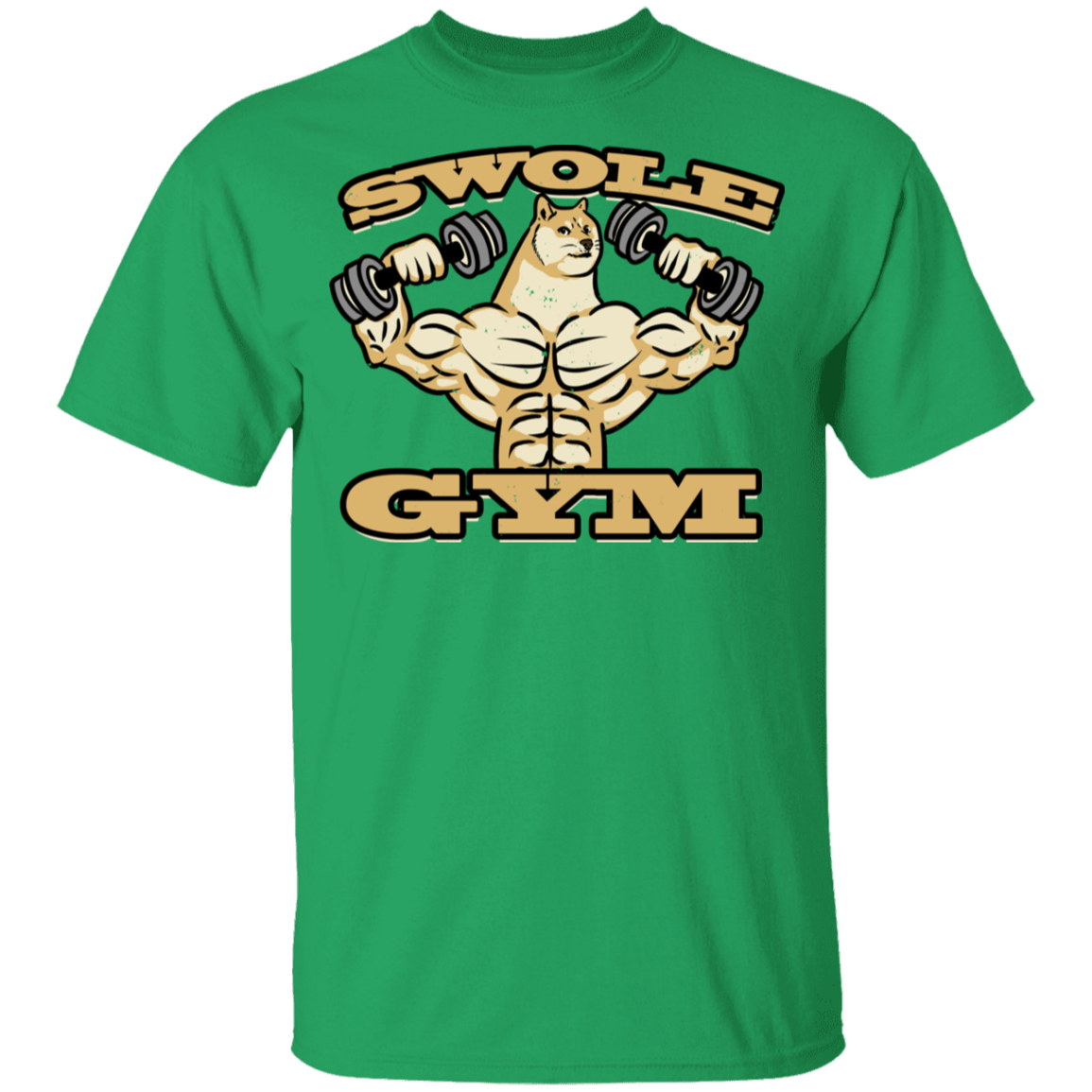 T-Shirts Irish Green / YXS Swole Gym Youth T-Shirt