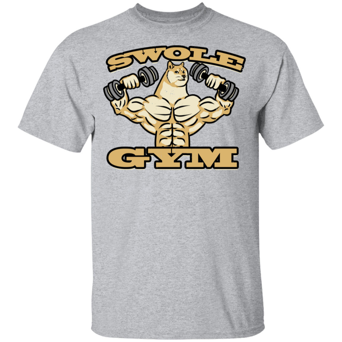 T-Shirts Sport Grey / YXS Swole Gym Youth T-Shirt