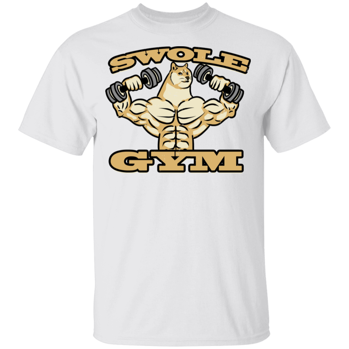 T-Shirts White / YXS Swole Gym Youth T-Shirt