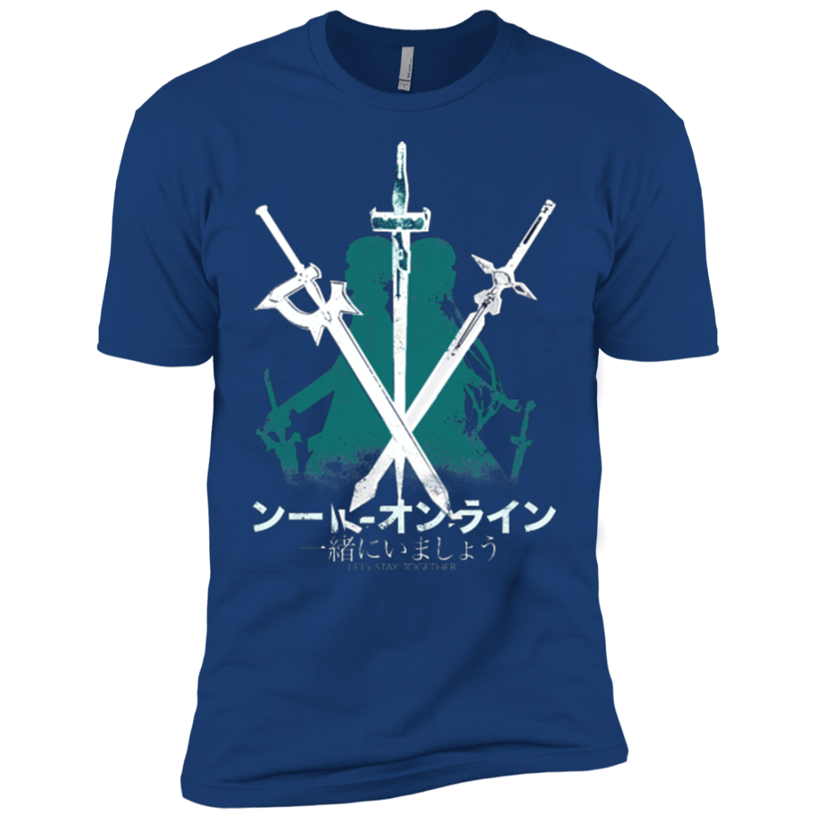 T-Shirts Royal / YXS Sword Art Boys Premium T-Shirt