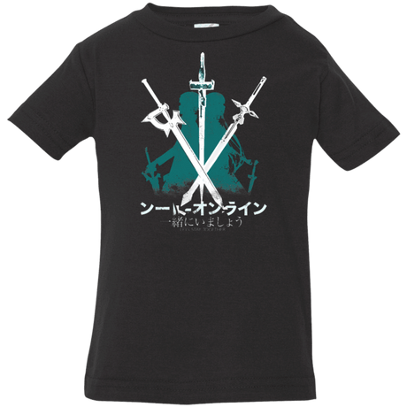 T-Shirts Black / 6 Months Sword Art Infant Premium T-Shirt