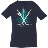 T-Shirts Navy / 6 Months Sword Art Infant Premium T-Shirt
