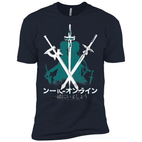 T-Shirts Midnight Navy / X-Small Sword Art Men's Premium T-Shirt