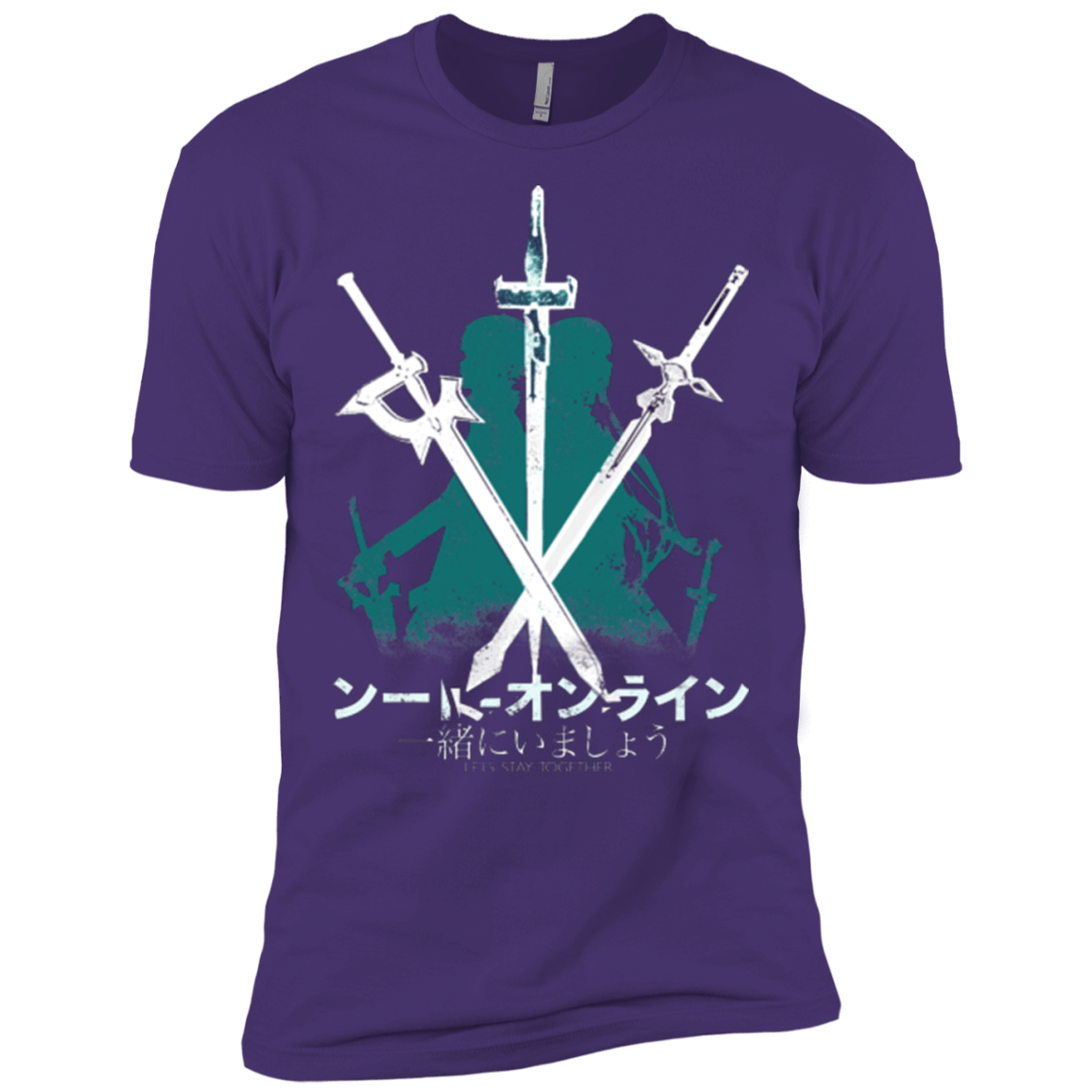 T-Shirts Purple / X-Small Sword Art Men's Premium T-Shirt
