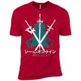 T-Shirts Red / X-Small Sword Art Men's Premium T-Shirt