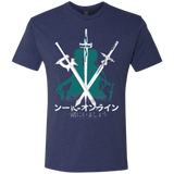 T-Shirts Vintage Navy / Small Sword Art Men's Triblend T-Shirt