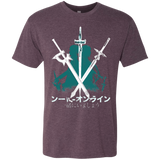 T-Shirts Vintage Purple / Small Sword Art Men's Triblend T-Shirt