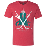 T-Shirts Vintage Red / Small Sword Art Men's Triblend T-Shirt