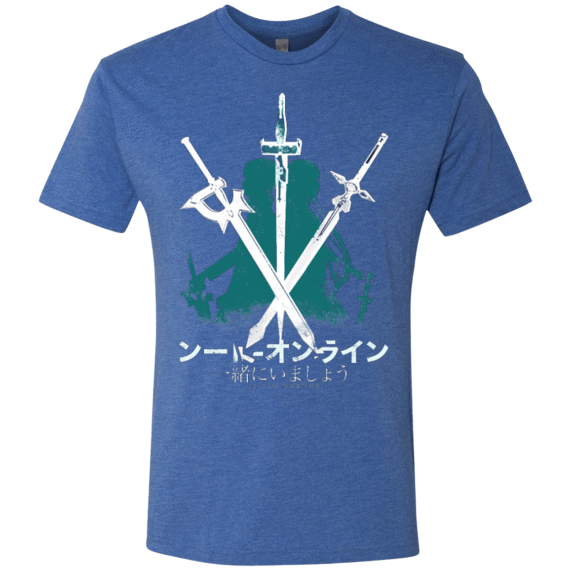 T-Shirts Vintage Royal / Small Sword Art Men's Triblend T-Shirt
