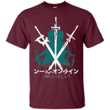 T-Shirts Maroon / Small Sword Art T-Shirt