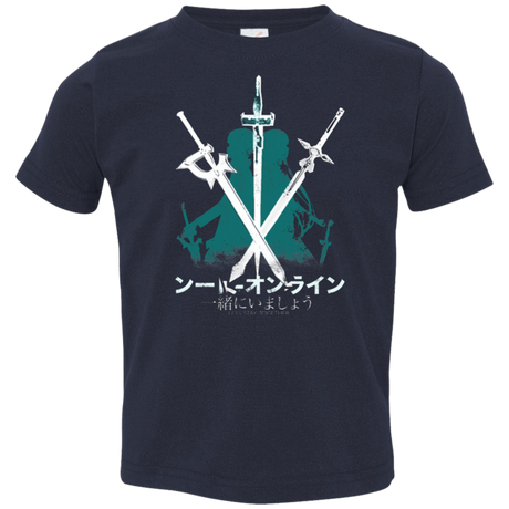 T-Shirts Navy / 2T Sword Art Toddler Premium T-Shirt