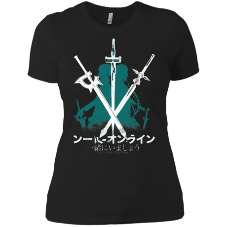 T-Shirts Black / X-Small Sword Art Women's Premium T-Shirt