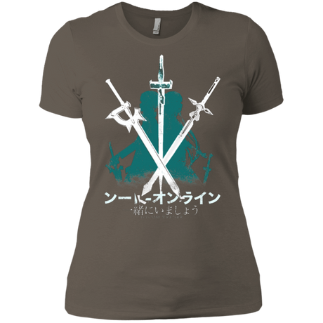 T-Shirts Warm Grey / X-Small Sword Art Women's Premium T-Shirt