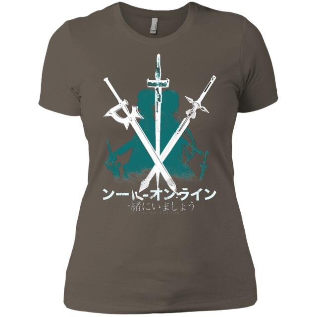 T-Shirts Warm Grey / X-Small Sword Art Women's Premium T-Shirt