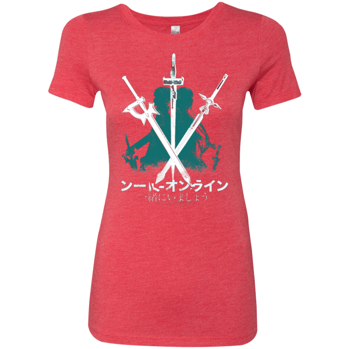 T-Shirts Vintage Red / Small Sword Art Women's Triblend T-Shirt