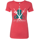 T-Shirts Vintage Red / Small Sword Art Women's Triblend T-Shirt