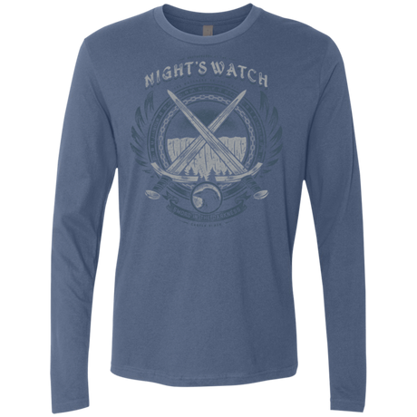 T-Shirts Indigo / Small SWORD IN THE DARKNESS Men's Premium Long Sleeve