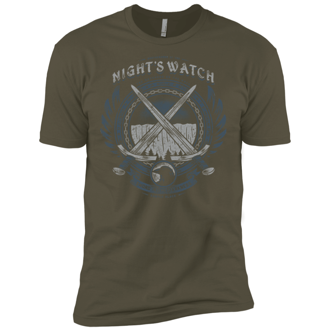 T-Shirts Military Green / X-Small SWORD IN THE DARKNESS Men's Premium T-Shirt