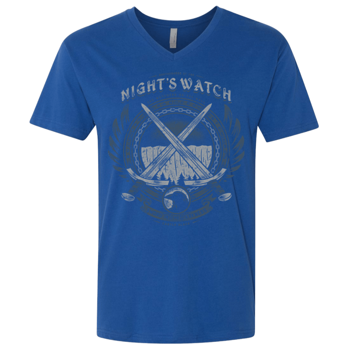T-Shirts Royal / X-Small SWORD IN THE DARKNESS Men's Premium V-Neck