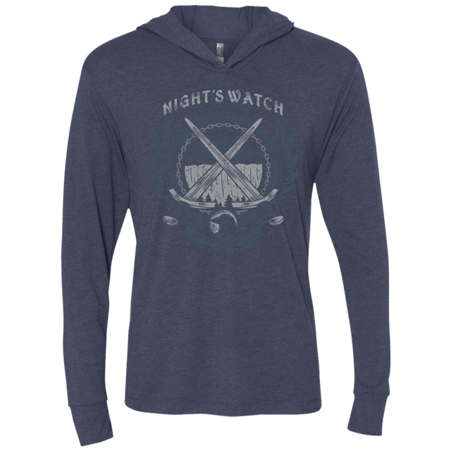 T-Shirts Vintage Navy / X-Small SWORD IN THE DARKNESS Triblend Long Sleeve Hoodie Tee