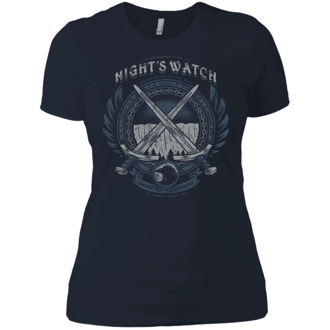 T-Shirts Midnight Navy / X-Small SWORD IN THE DARKNESS Women's Premium T-Shirt