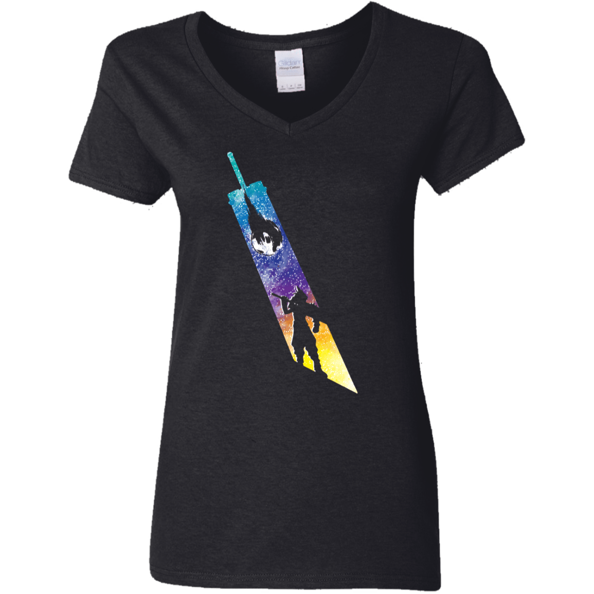 T-Shirts Black / S Sword Of Honour Women's V-Neck T-Shirt