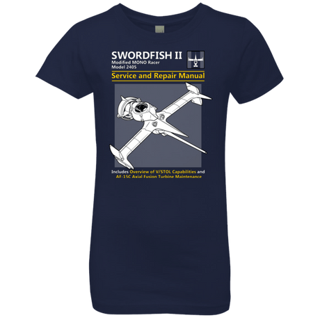 T-Shirts Midnight Navy / YXS SWORDFISH SERVICE AND REPAIR MANUAL Girls Premium T-Shirt