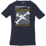 T-Shirts Navy / 6 Months SWORDFISH SERVICE AND REPAIR MANUAL Infant Premium T-Shirt