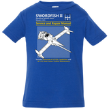 T-Shirts Royal / 6 Months SWORDFISH SERVICE AND REPAIR MANUAL Infant Premium T-Shirt