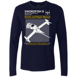 T-Shirts Midnight Navy / Small SWORDFISH SERVICE AND REPAIR MANUAL Men's Premium Long Sleeve