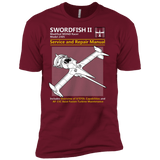 T-Shirts Cardinal / X-Small SWORDFISH SERVICE AND REPAIR MANUAL Men's Premium T-Shirt
