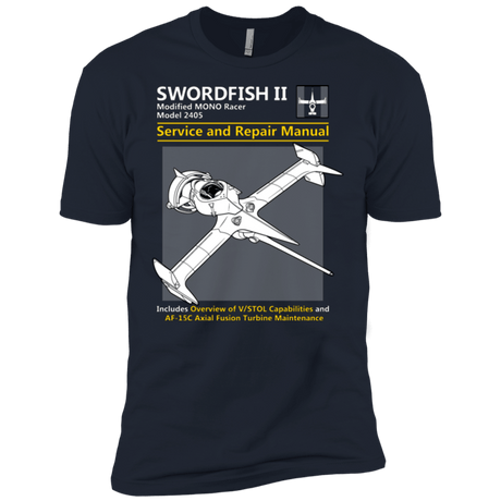 T-Shirts Midnight Navy / X-Small SWORDFISH SERVICE AND REPAIR MANUAL Men's Premium T-Shirt