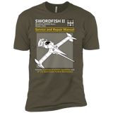 T-Shirts Military Green / X-Small SWORDFISH SERVICE AND REPAIR MANUAL Men's Premium T-Shirt