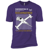 T-Shirts Purple / X-Small SWORDFISH SERVICE AND REPAIR MANUAL Men's Premium T-Shirt