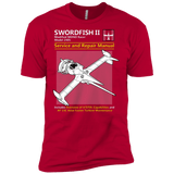 T-Shirts Red / X-Small SWORDFISH SERVICE AND REPAIR MANUAL Men's Premium T-Shirt