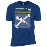 T-Shirts Royal / X-Small SWORDFISH SERVICE AND REPAIR MANUAL Men's Premium T-Shirt