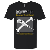 T-Shirts Black / X-Small SWORDFISH SERVICE AND REPAIR MANUAL Men's Premium V-Neck