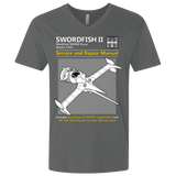 T-Shirts Heavy Metal / X-Small SWORDFISH SERVICE AND REPAIR MANUAL Men's Premium V-Neck