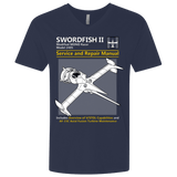 T-Shirts Midnight Navy / X-Small SWORDFISH SERVICE AND REPAIR MANUAL Men's Premium V-Neck