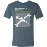 T-Shirts Indigo / Small SWORDFISH SERVICE AND REPAIR MANUAL Men's Triblend T-Shirt