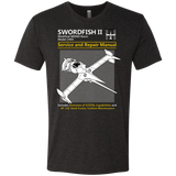 T-Shirts Vintage Black / Small SWORDFISH SERVICE AND REPAIR MANUAL Men's Triblend T-Shirt