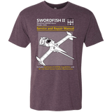 T-Shirts Vintage Purple / Small SWORDFISH SERVICE AND REPAIR MANUAL Men's Triblend T-Shirt