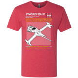 T-Shirts Vintage Red / Small SWORDFISH SERVICE AND REPAIR MANUAL Men's Triblend T-Shirt