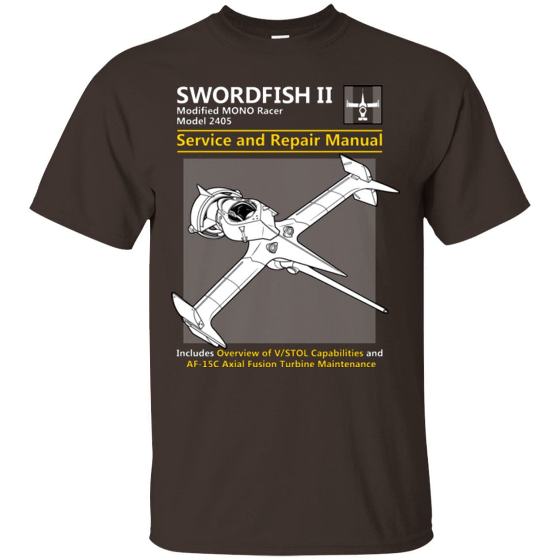 T-Shirts Dark Chocolate / Small SWORDFISH SERVICE AND REPAIR MANUAL T-Shirt