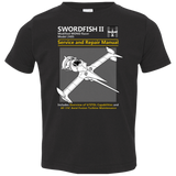 T-Shirts Black / 2T SWORDFISH SERVICE AND REPAIR MANUAL Toddler Premium T-Shirt