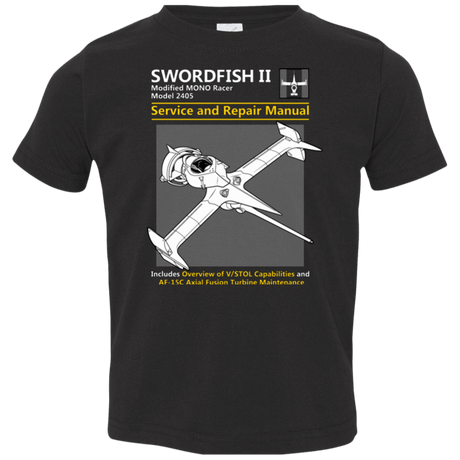 T-Shirts Black / 2T SWORDFISH SERVICE AND REPAIR MANUAL Toddler Premium T-Shirt